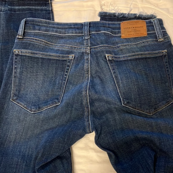 Lucky Jeans Lolita Skinny Raw Hem Size 4 - Picture 6 of 6